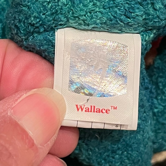 Ty Beanie Baby Bear - Wallace - Picture 3 of 3